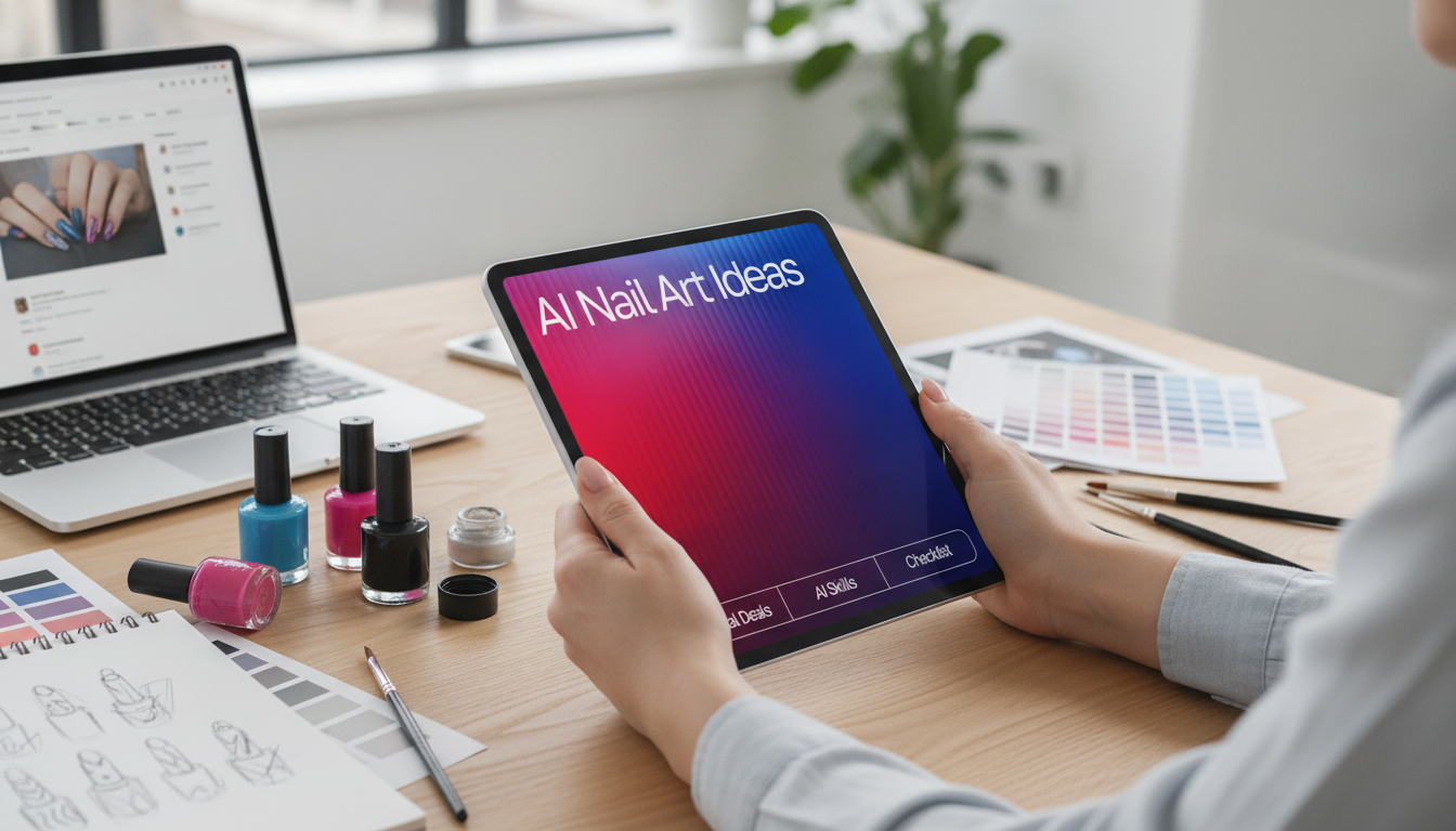 AI Nail Art Ideas: Palettes, Prompts & Image Tools