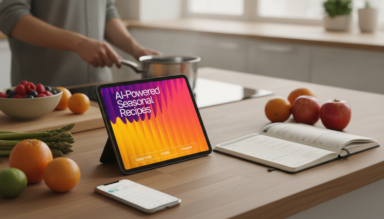 AI Seasonal Cooking Checklist: Plan Meals, Shop & Cook
