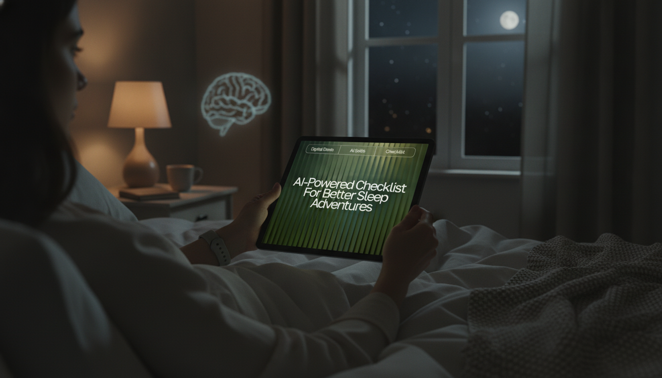 AI Sleep Checklist: Wind Down, Recall Dreams, Rest Better