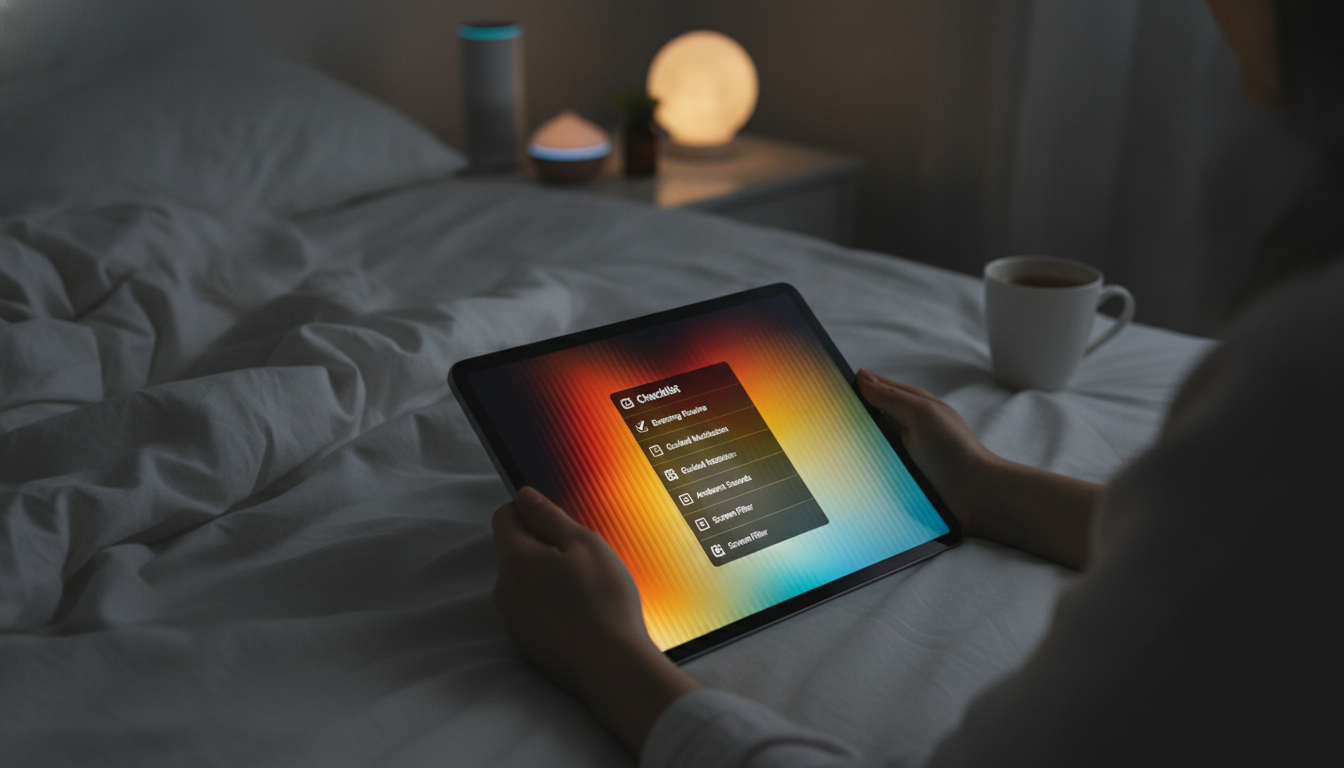 AI Wind-Down Checklist to Fall Asleep Faster Tonight