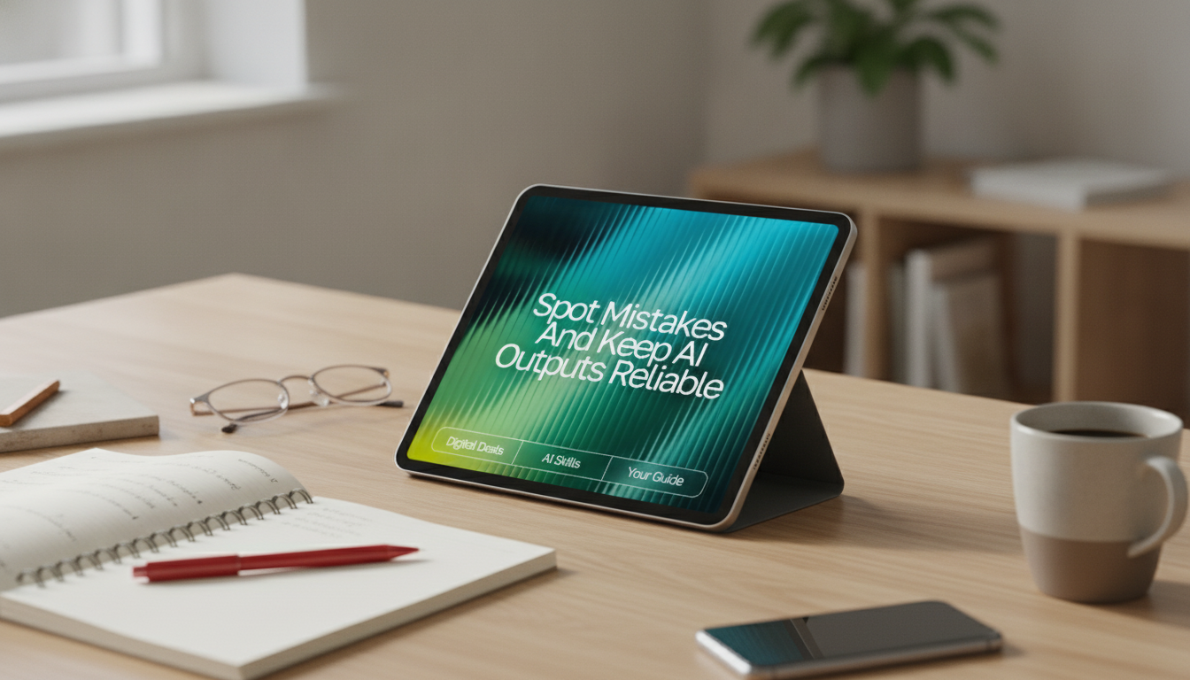 Check AI Output: Spot Errors With a 5-Step Workflow