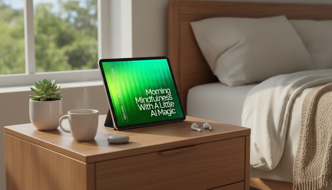 20-Minute Mindful Morning Routine (With Light AI Help)