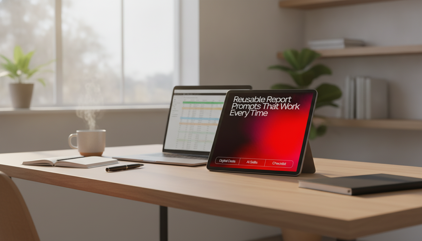 Reusable Report Templates That Stay Clear and Consistent