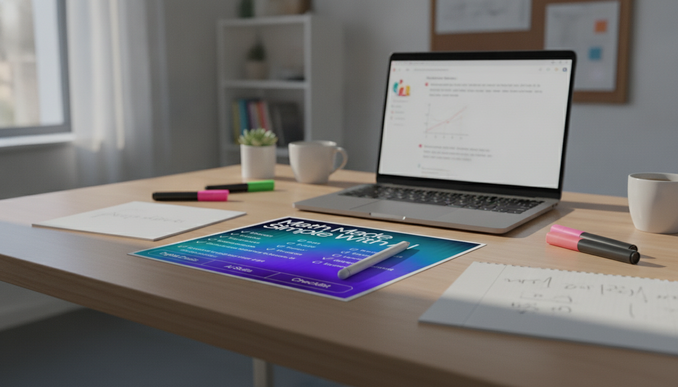 AI Math Study Checklist: Editable Routine for Better Scores