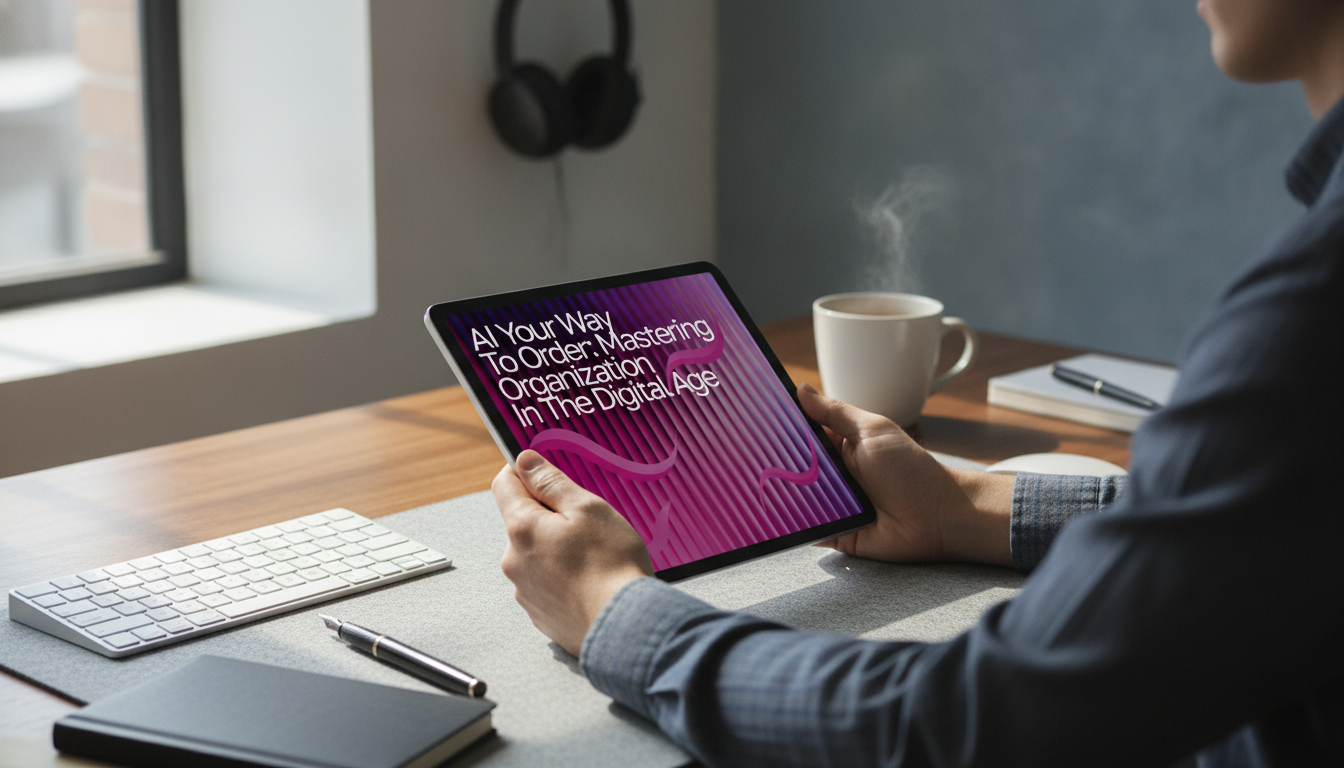 Get Organized With AI: A Simple System for Busy Pros