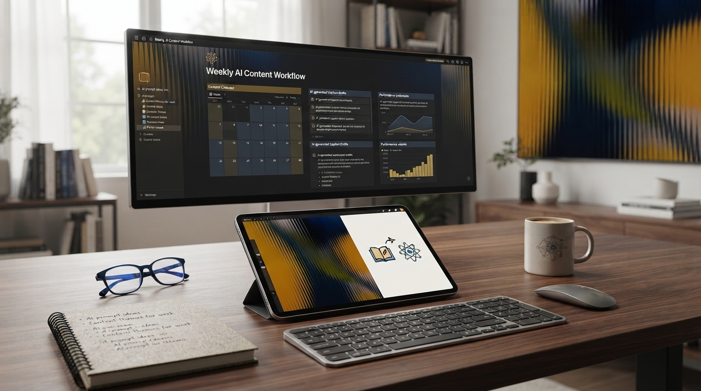 Smarter Social Media Posts With AI: Weekly Workflow