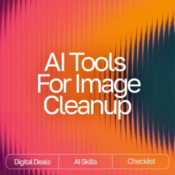 AI Image Cleanup Tool Checklist for Consistent Results